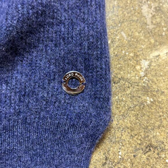 Loro Piana Baby Cashmere 1/4 Button Sweater Women's 44 / Medium Preppy Old Money - Picture 7 of 10